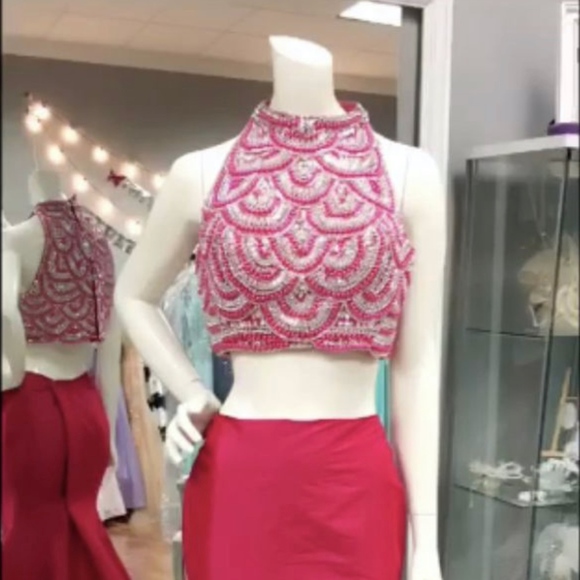 New with tags Jovani 2pc style #35204 Prom Dress - Picture 1 of 3